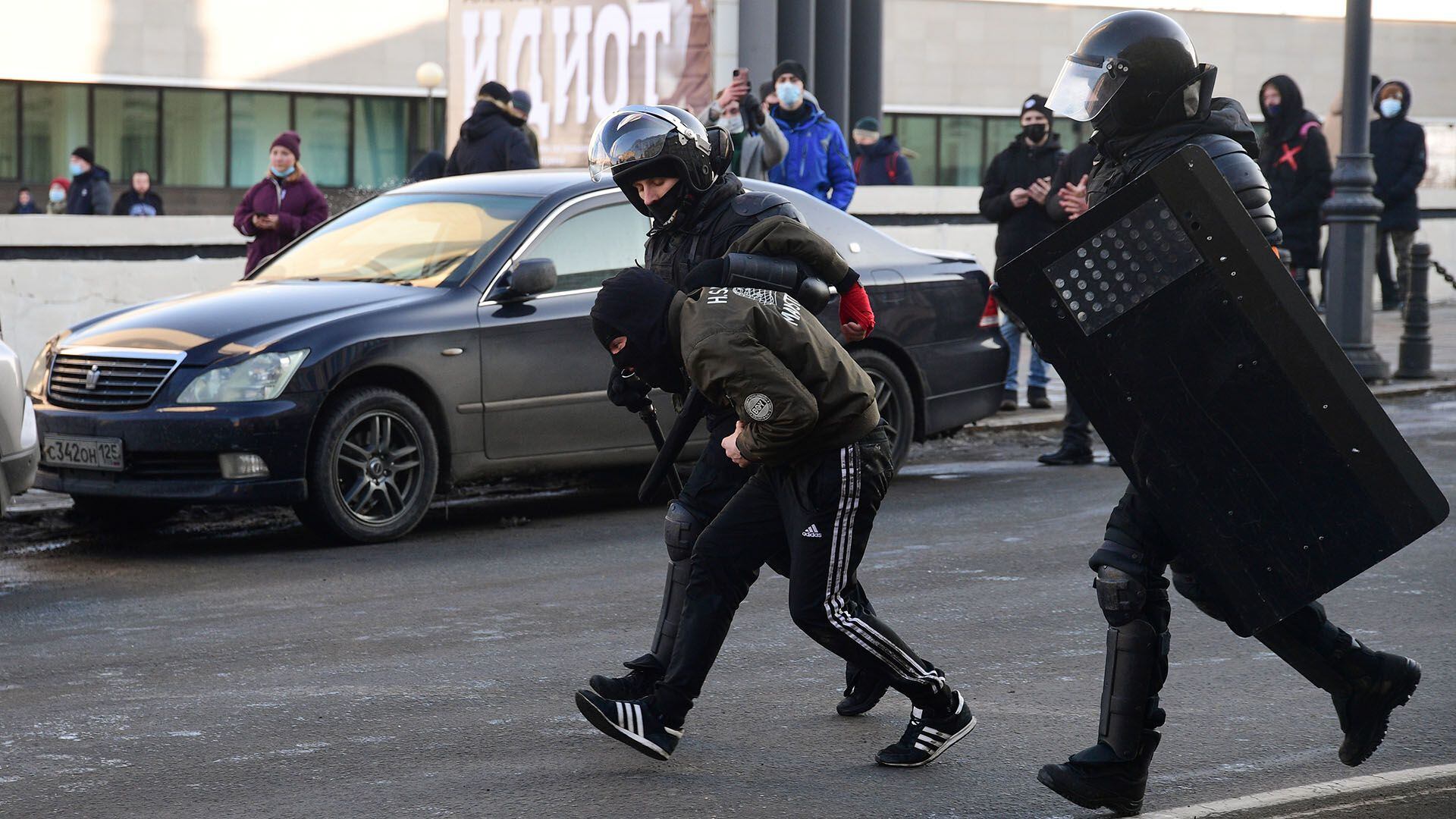 protestas manifestacion y detenciones navalny rusia
