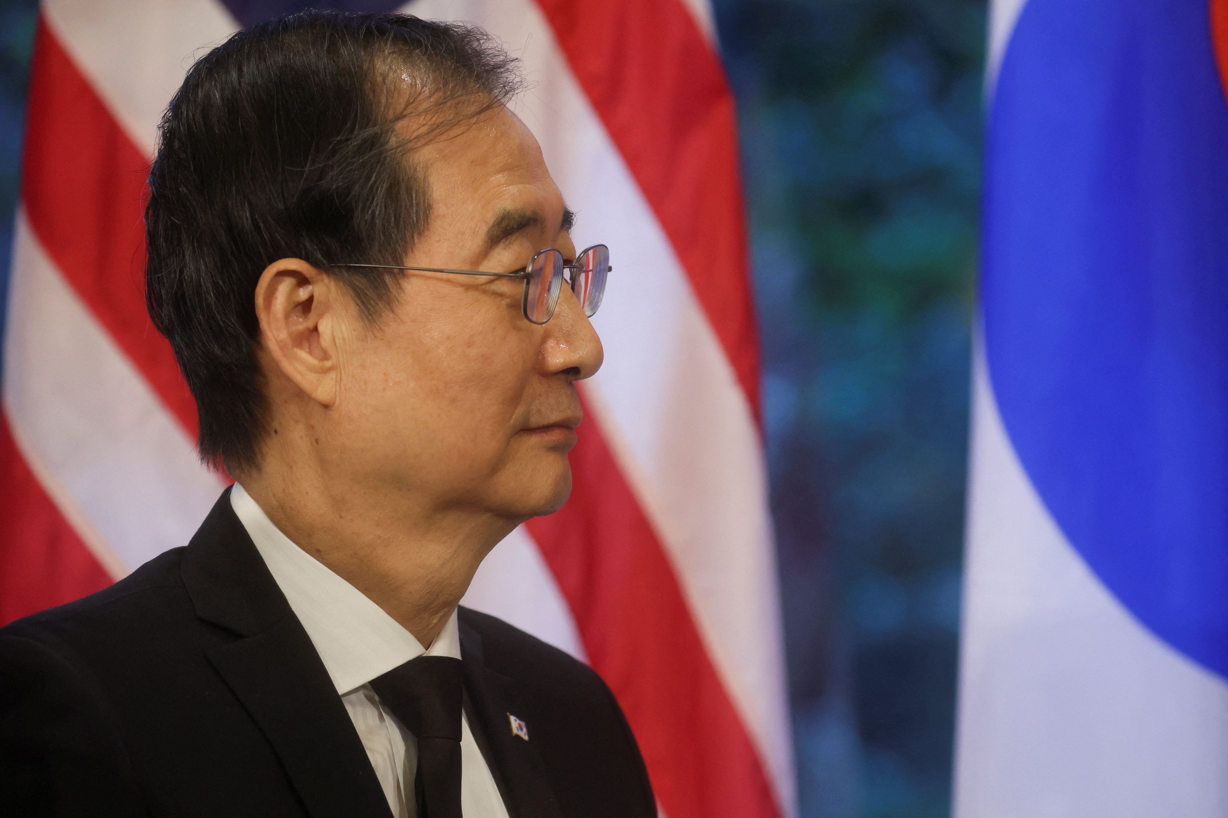 El primer ministro de Corea del Sur, Han Duck-soo  REUTERS/Leah Millis/Pool