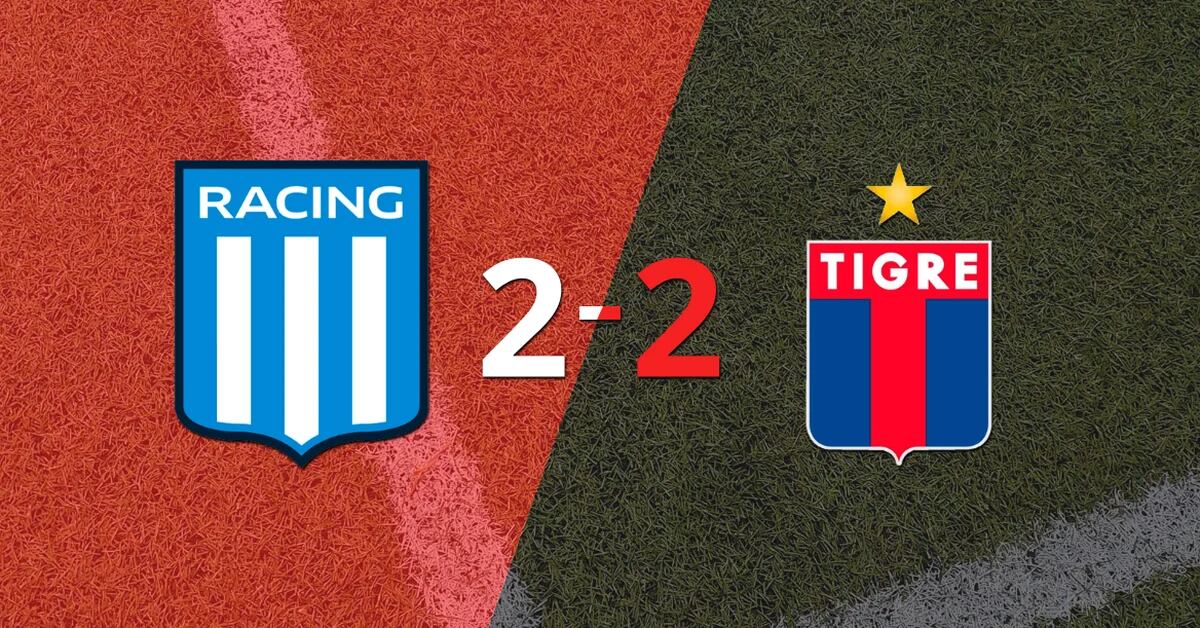 Racing Club and Tigre drew 2-2
