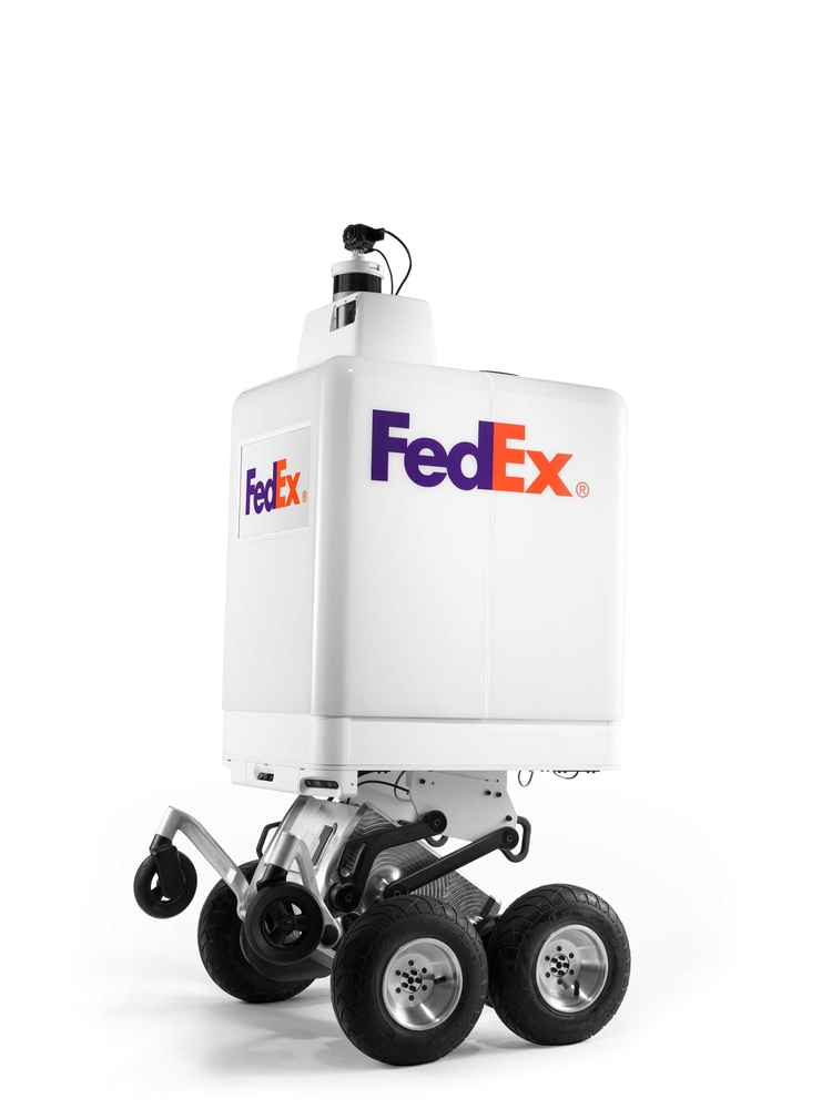 El robot de FedEx para hacer delivery (FedEx/Handout via REUTERS)