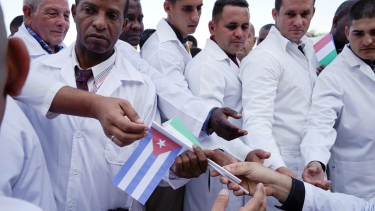 Los médicos cubanos en Italia