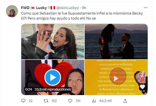 Fanáticos peruanos reaccionan a infidelidad de Becky G.