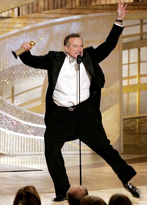 Robin Williams ganó el premio Oscar a mejor actor de reporto por Good Will Hunting en 1997 (AP)