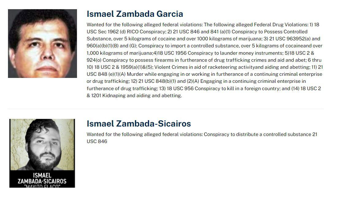 La DEA reveló al “Mayito Flaco”, heredero del Mayo en el Cártel de Sinaloa  - Infobae