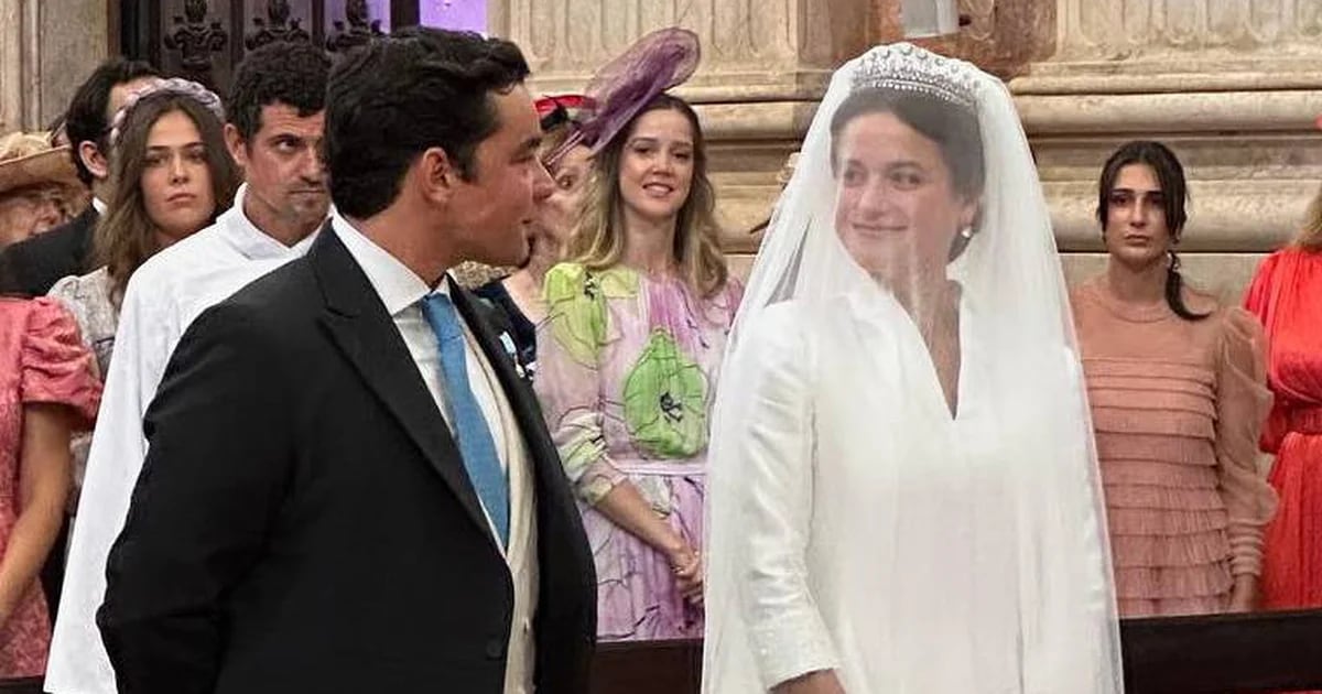 Portugal acolhe mais uma vez um casamento ‘real’: este foi o casamento massivo de María Francisca de Braganza e Duarte de Sousa