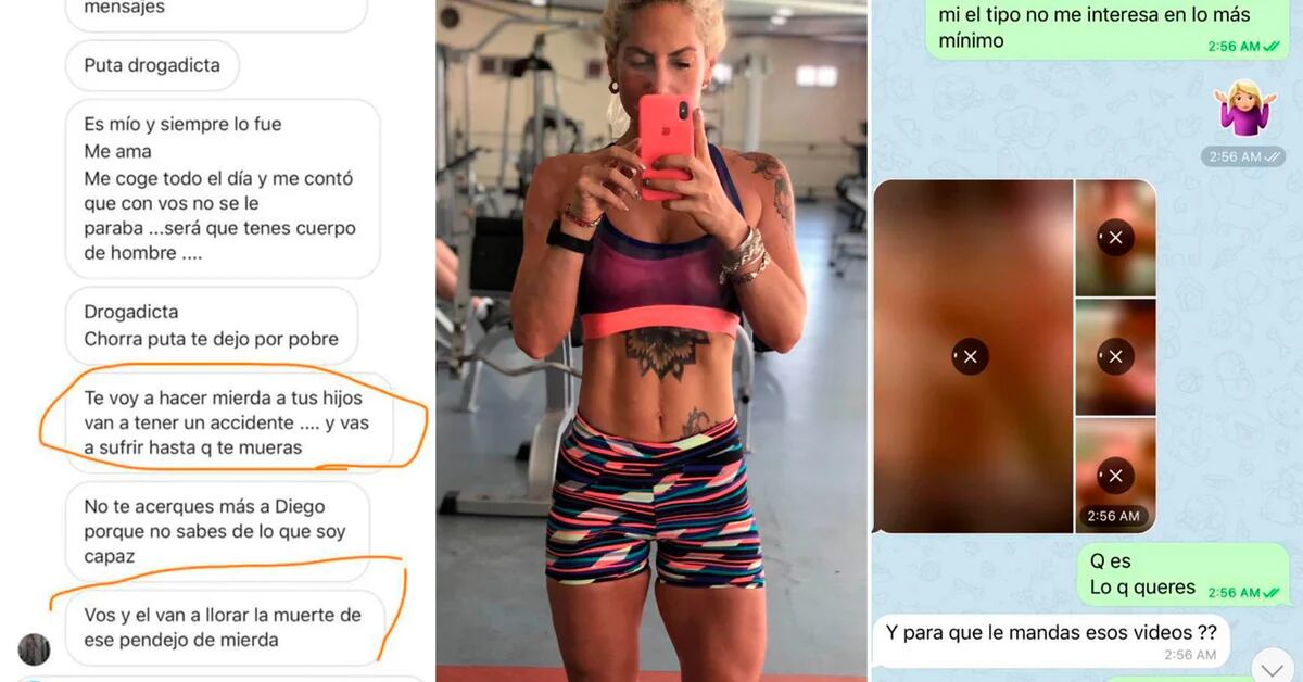 Procesaron al ex de la profesora de fitness y a su actual novia por pornoextorsión: los mensajes en redes que los complican