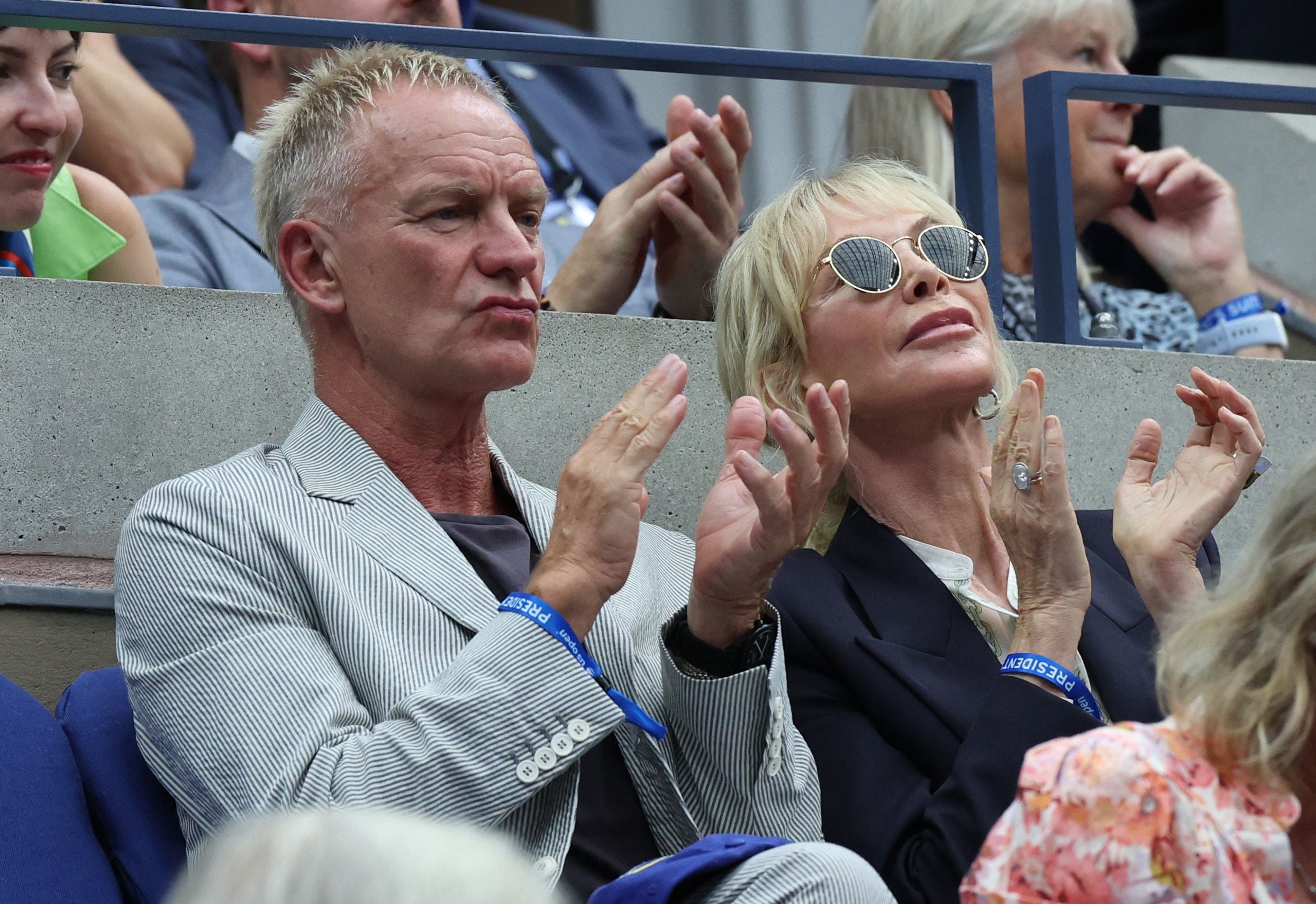 El cantante Sting y su esposa Trudie Styler. Foto: REUTERS/Mike Segar