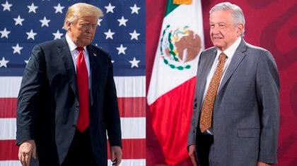 El medio asegura que este evento es conveniente para Donald Trump porque ofrece una distracción de la crisis sanitaria por COVID-19 (Foto: AFP/Presidencia de México)
