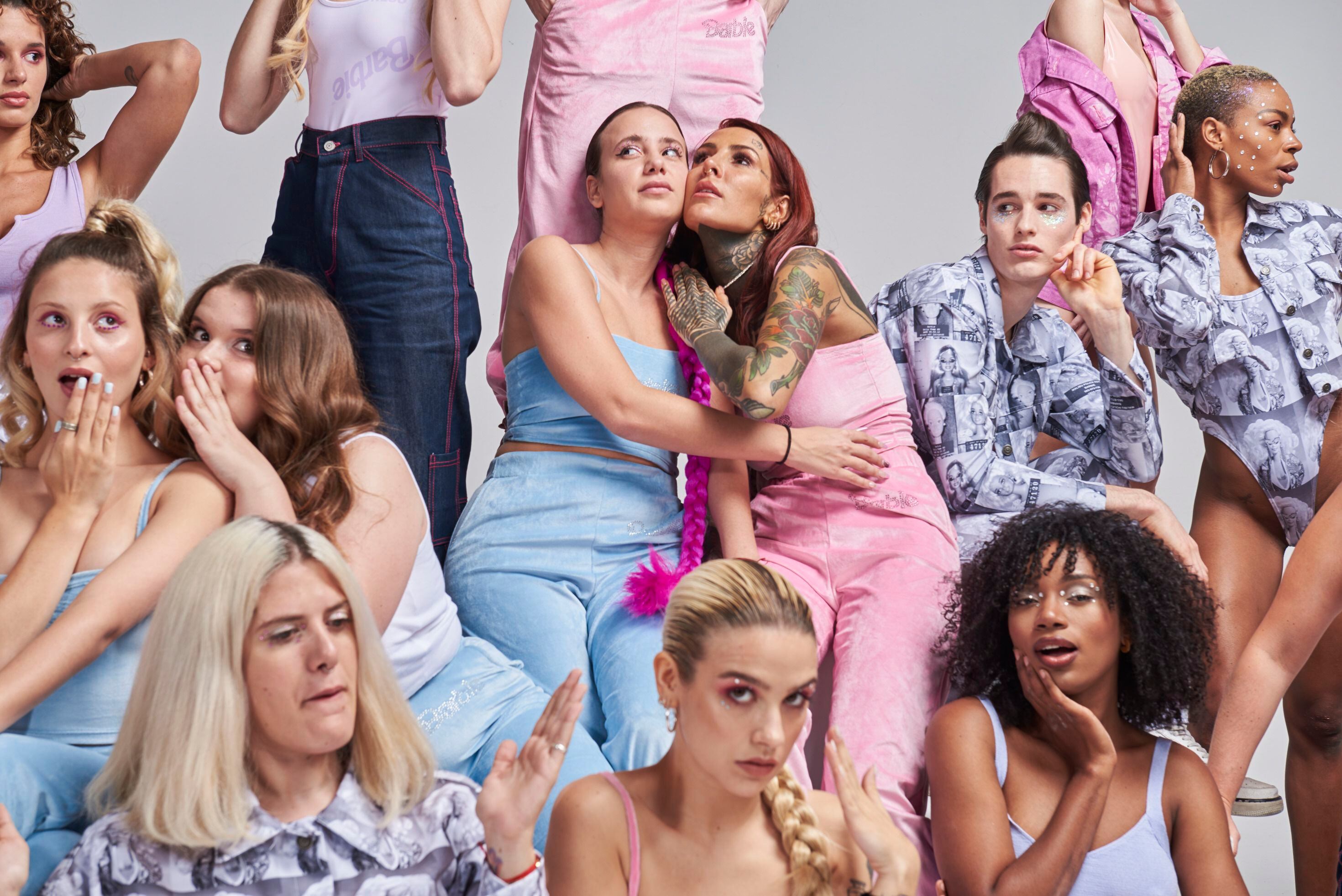 Tati Saal y Cande Tinelli, las diseñadoras y creadoras de Madness Clothing y la cápsula de "Barbie is a mood"  (Foto: Phresh.x)  