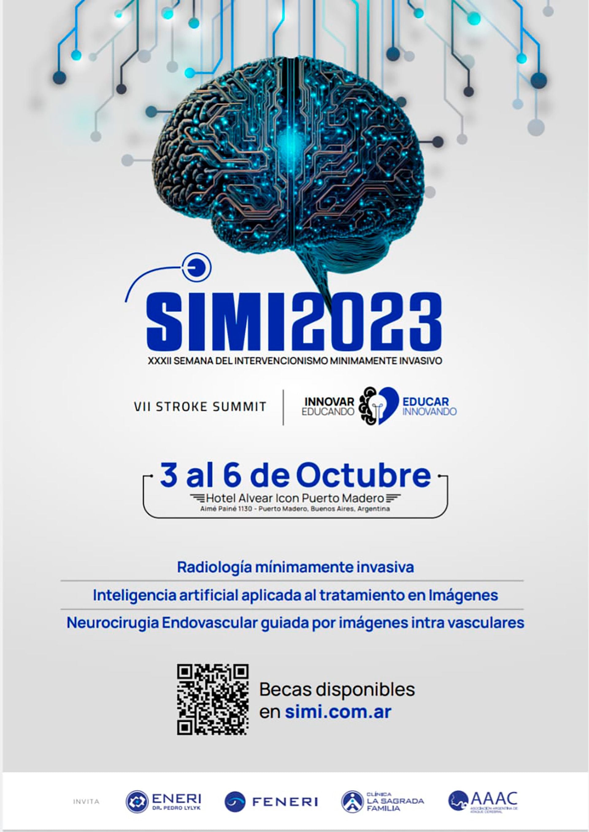 La neurorradiología y el neurointervencionismo, campos en constante evolución, serán temas candentes en el SIMI 2023