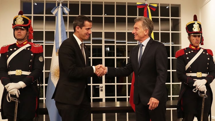 El gobierno de Macri reconoció a Guaidó como presidente encargado de Venezuela