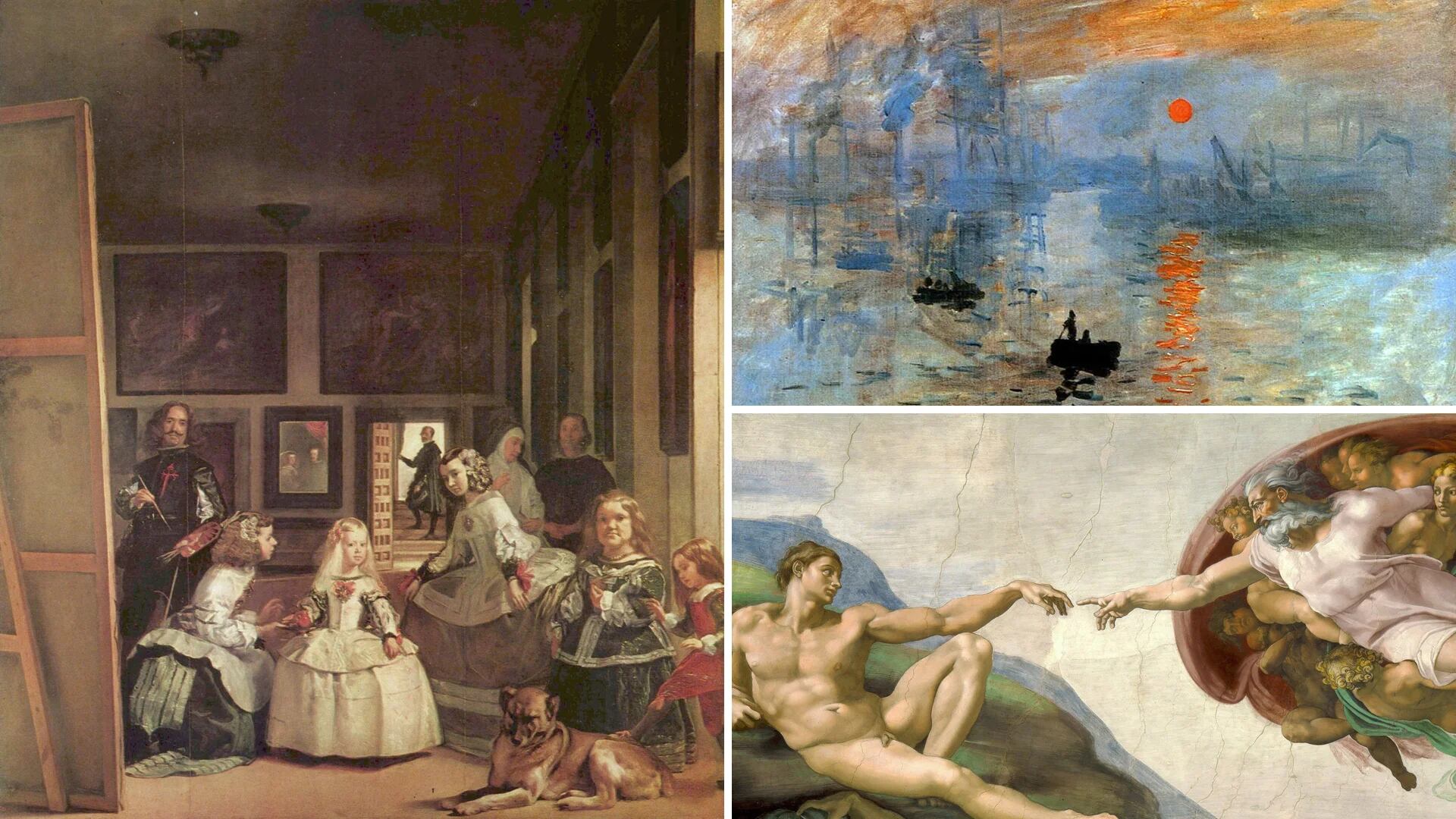 Las obras de Diego Velázquez, Miguel Ángel y Claude Monet forman parte del 3D Art Museum