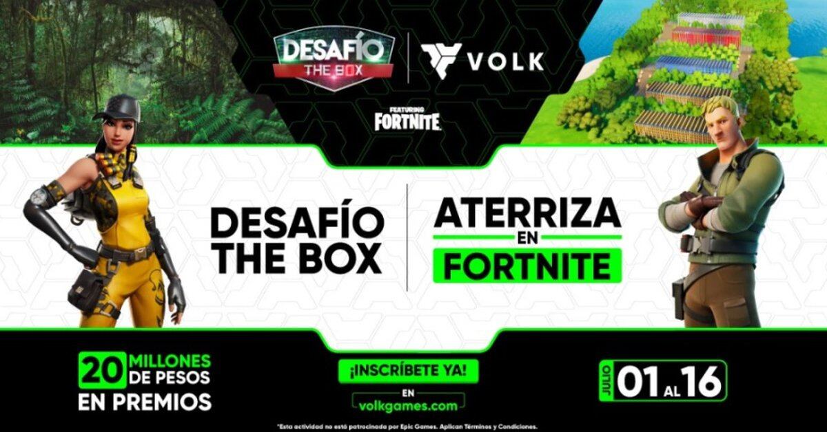 Le ‘Challenge: The Box’ arrive sur le jeu vidéo populaire ‘Fortnite’ et promet 20 millions de pesos de prix