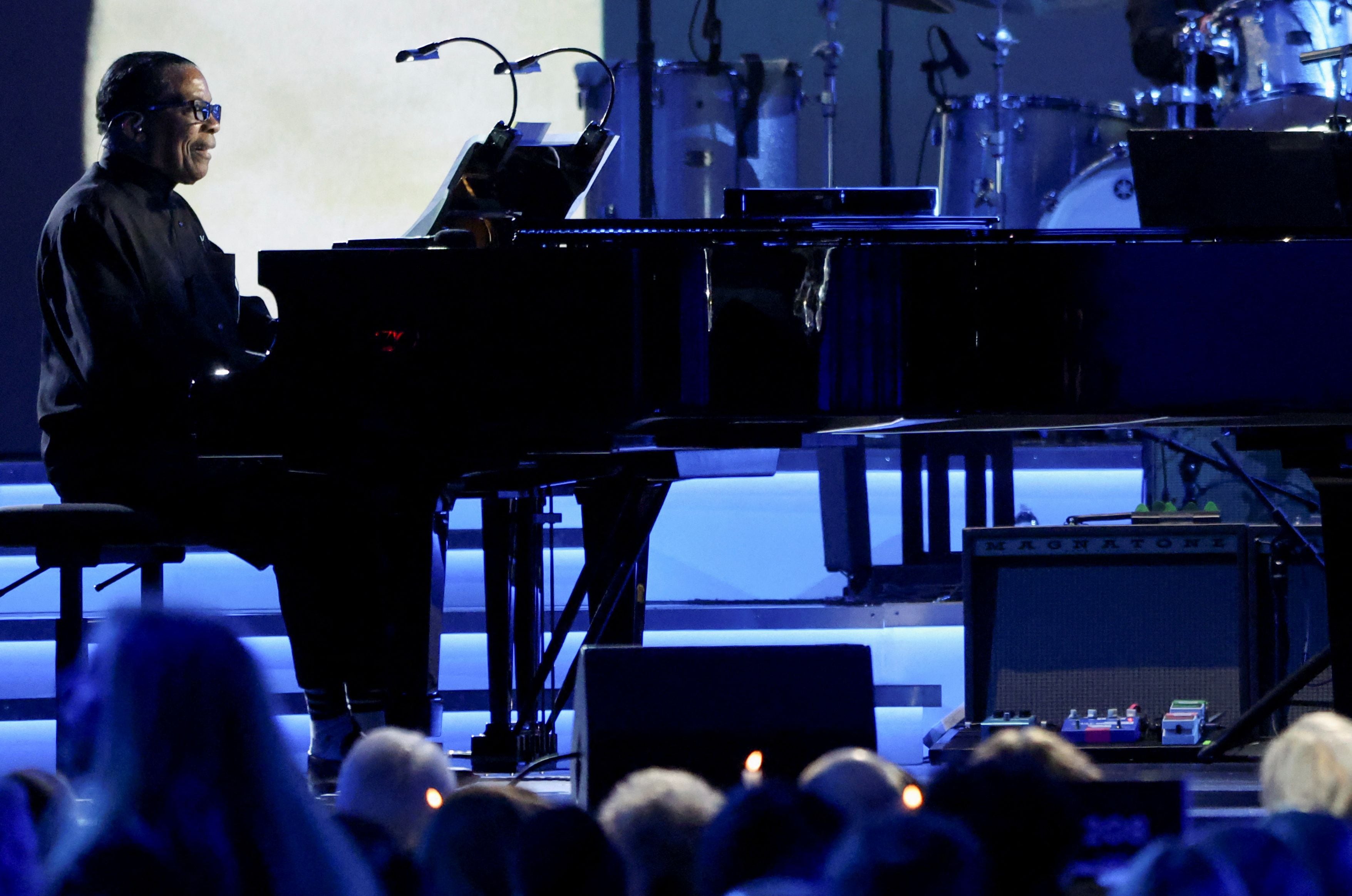 Herbie Hancock al piano, durante un concierto en Las Vegas el año pasado. REUTERS/Mario Anzuoni
