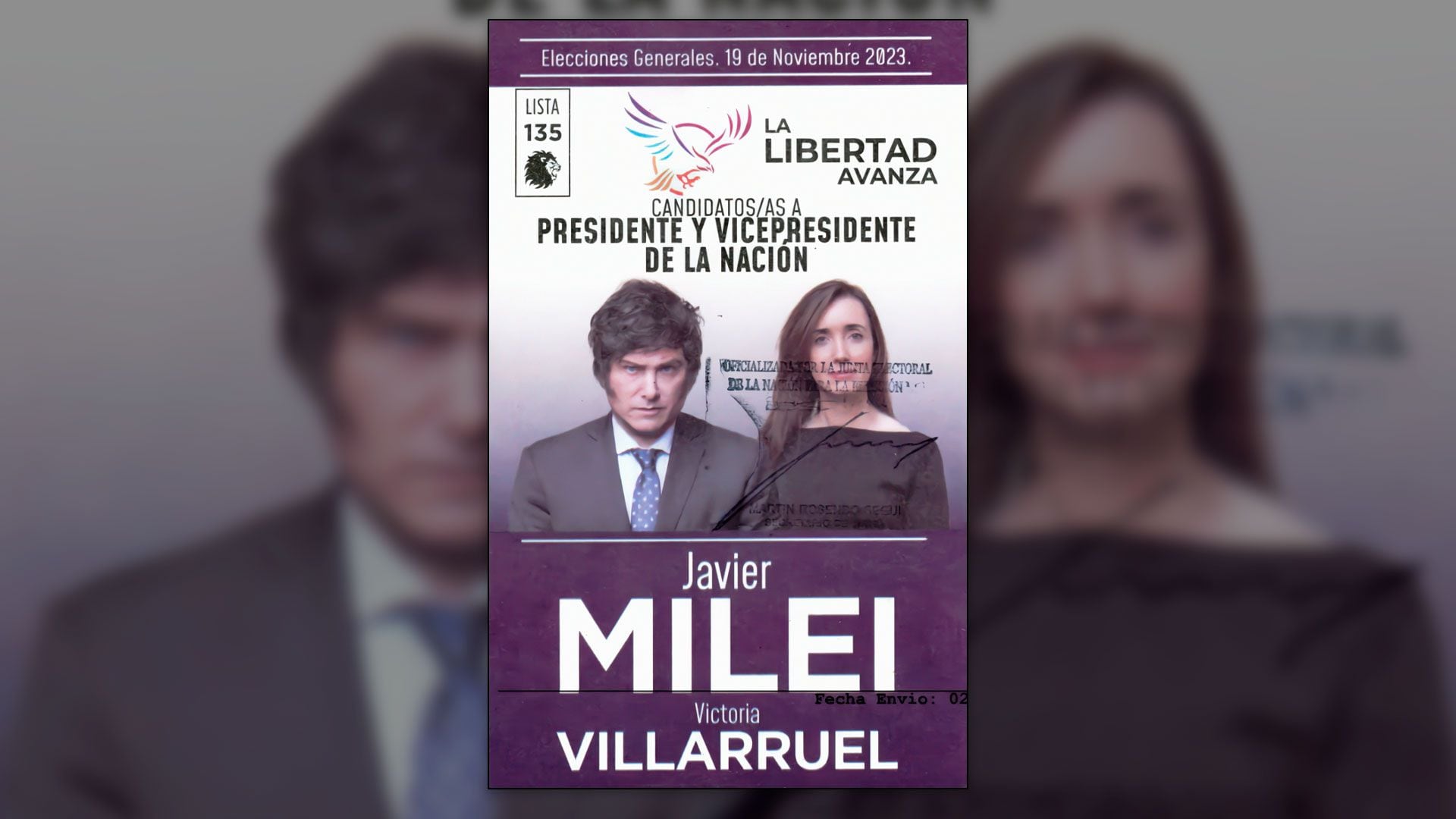 boleta-milei-villarruel-balotaje portada