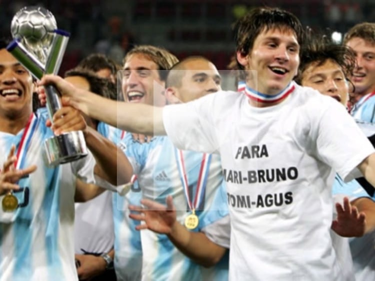 Lionel Messi Campeon Mundial Sub 20