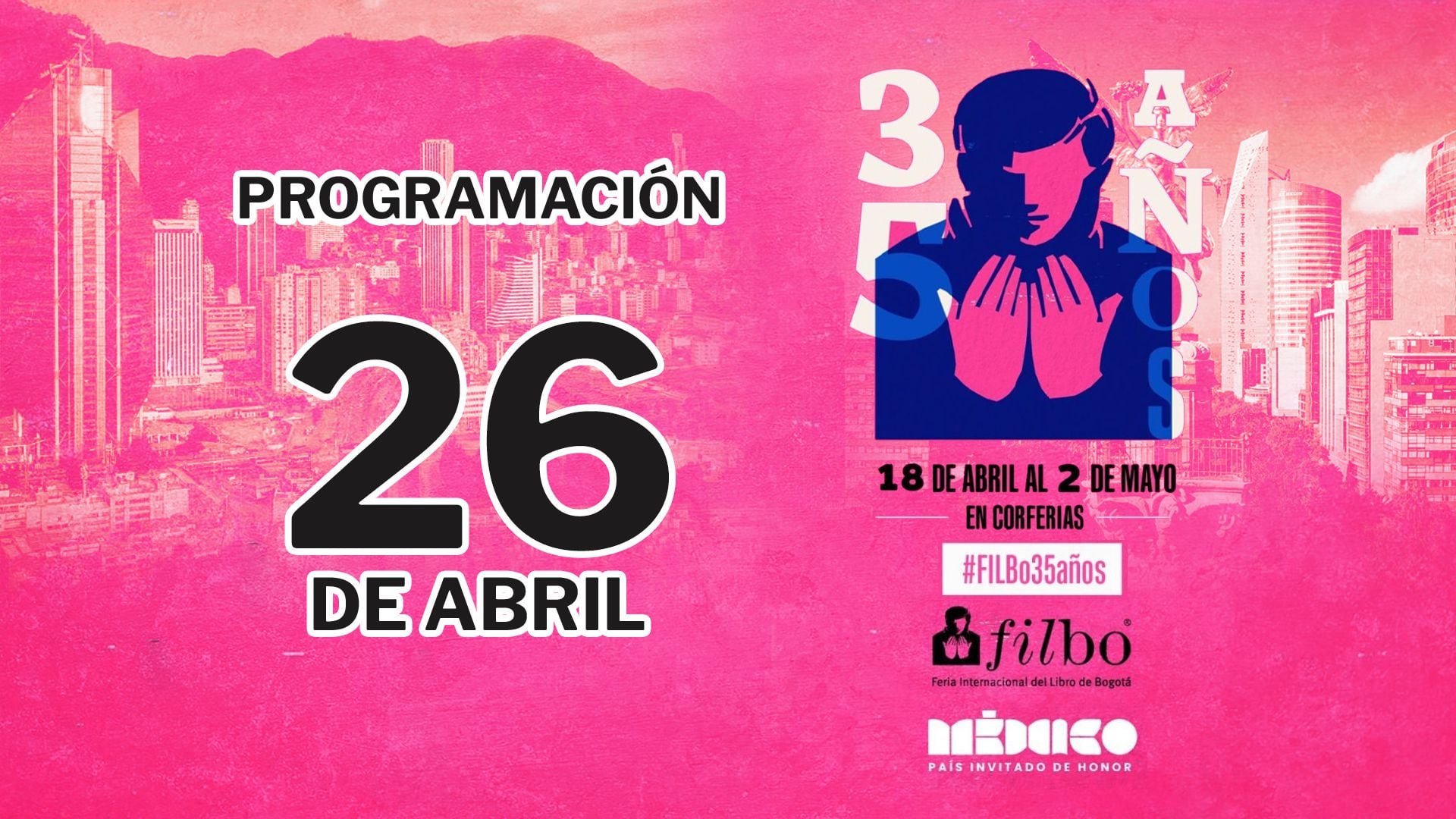 La Feria Internacional del Libro de Bogotá celebra su trigésima quinta edición en 2023. Infobae.