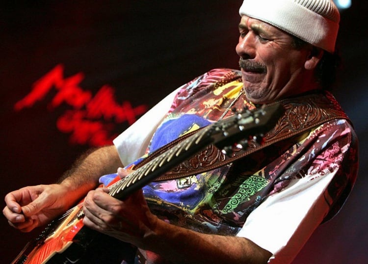 Carlos Santana, uno de los históricos que dirán presente en Woodstock 50 (Foto: @peterkidder)