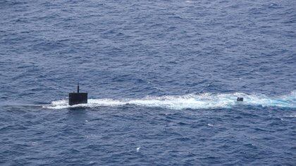 Submarino Greeneville (SSN 772) en las cercanías de las Islas Malvinas