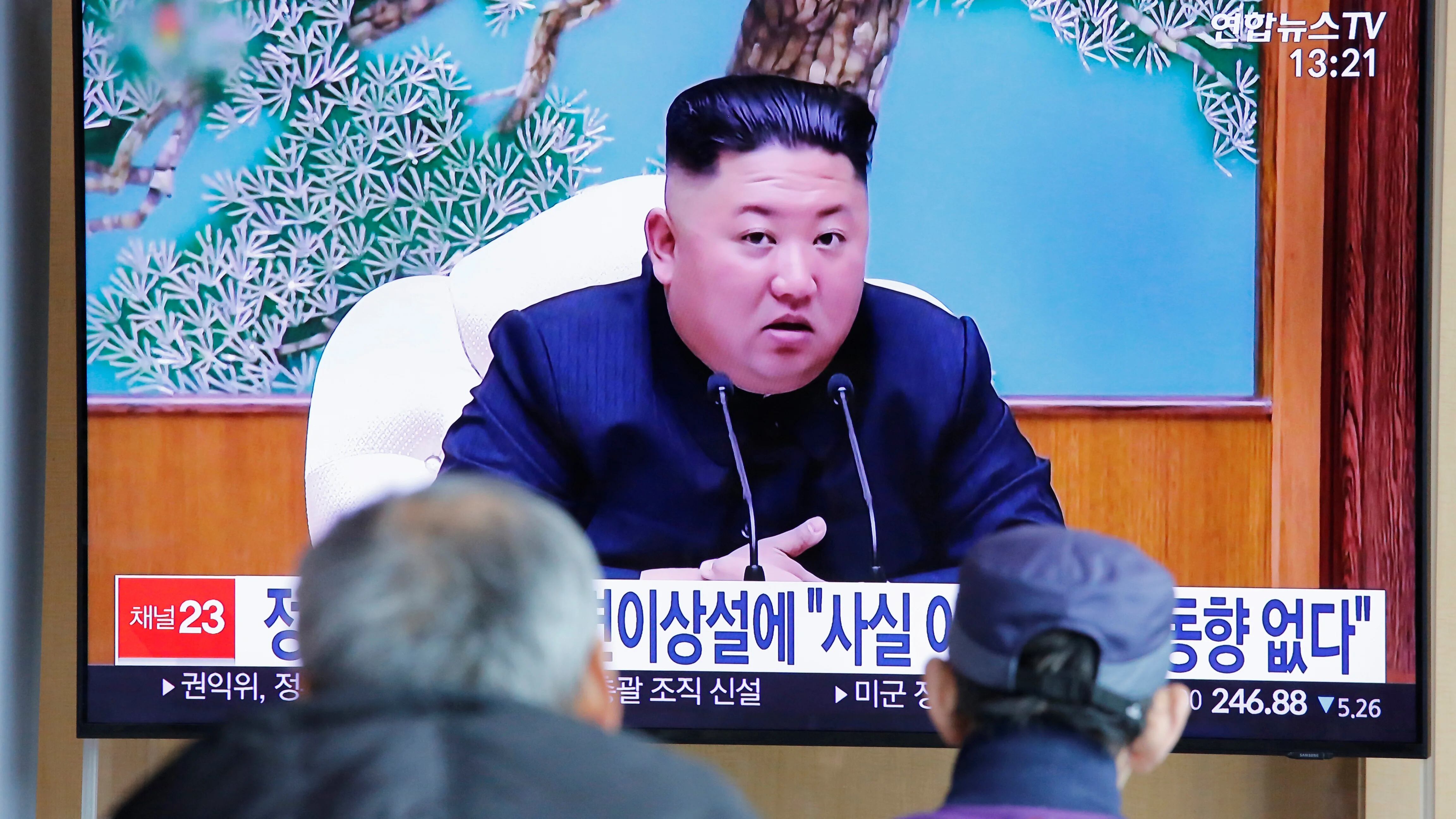 Una de las últimas apariciones pública de Kim en la televisión norcoreana (REUTERS/Heo Ran)