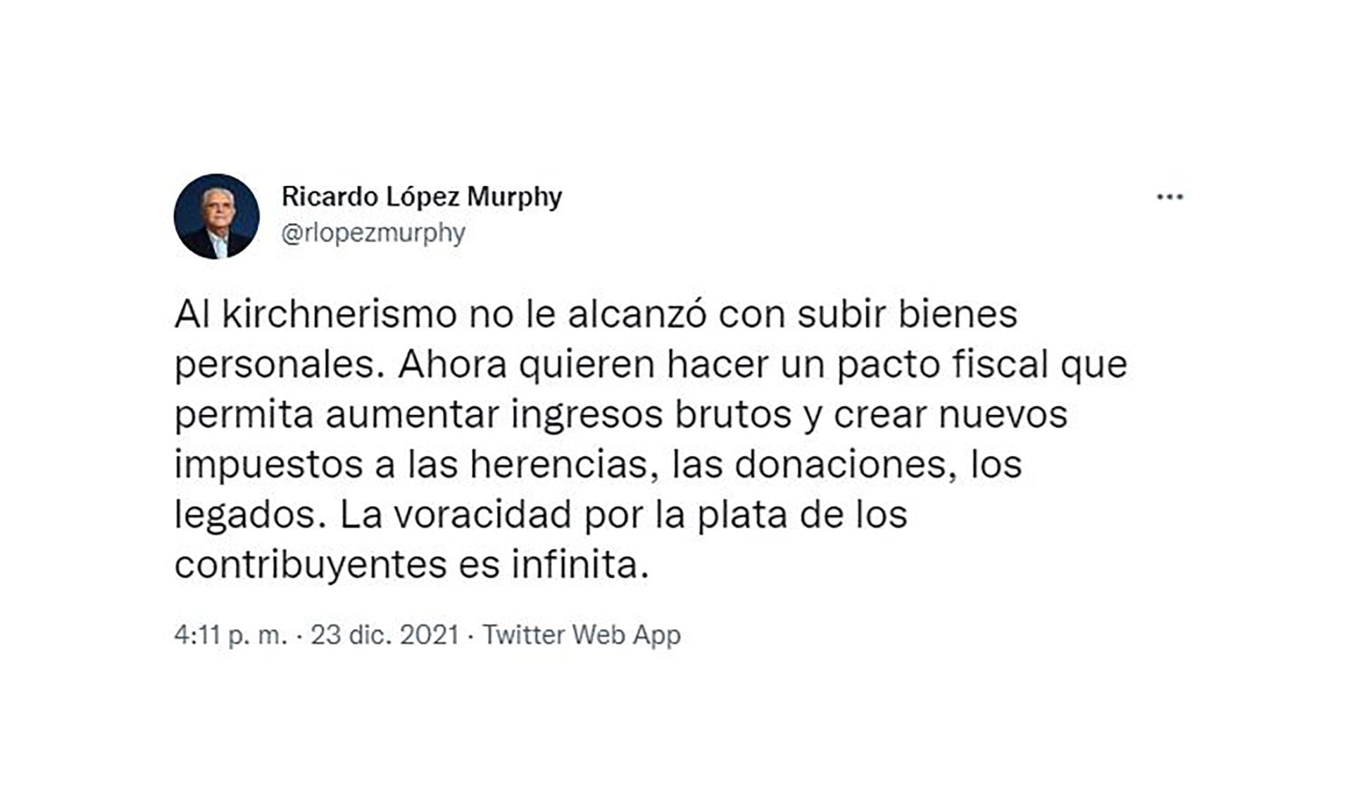 Consenso Fiscal Impuestos Lacunza López Murphy