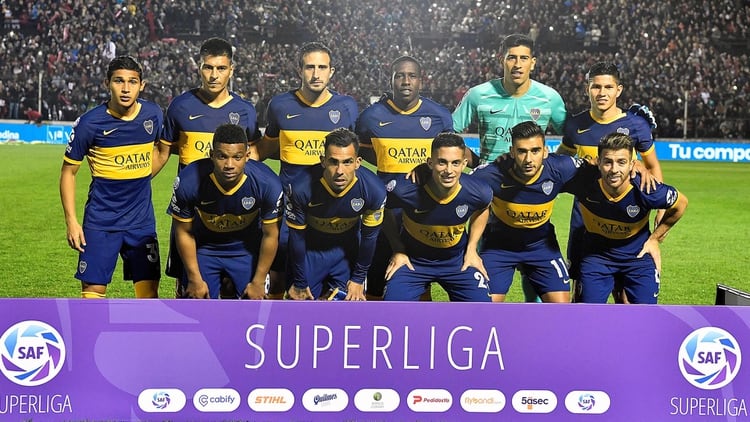 La alineación de Boca en su último compromiso por la Superliga (FotoBaires)