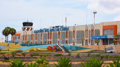 El Aeropuerto Internacional Amílcar Cabral de Cabo Verde, desde donde Saab hubiera sido extraditado a Estados Unidos este miércoles.