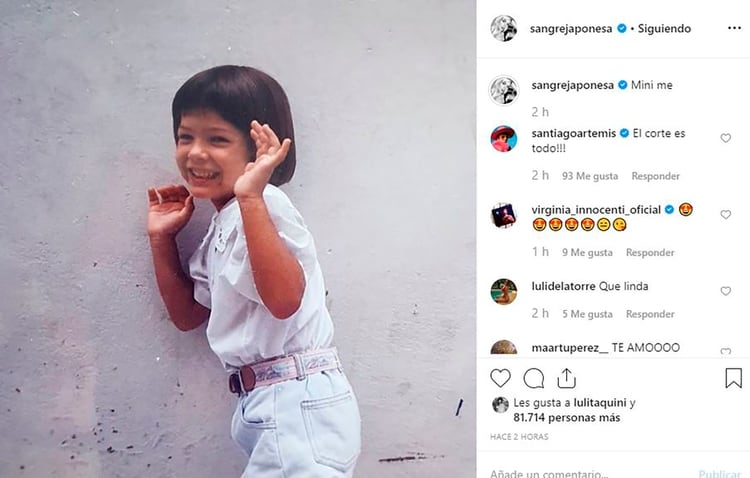 La publicación de Eugenia Suárez en Instagram