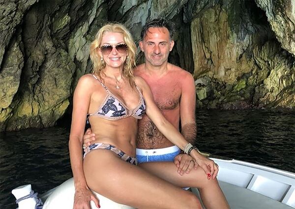 Yanina y Diego Latorre disfrutaron de navegar en la costa italiana (Instagram)