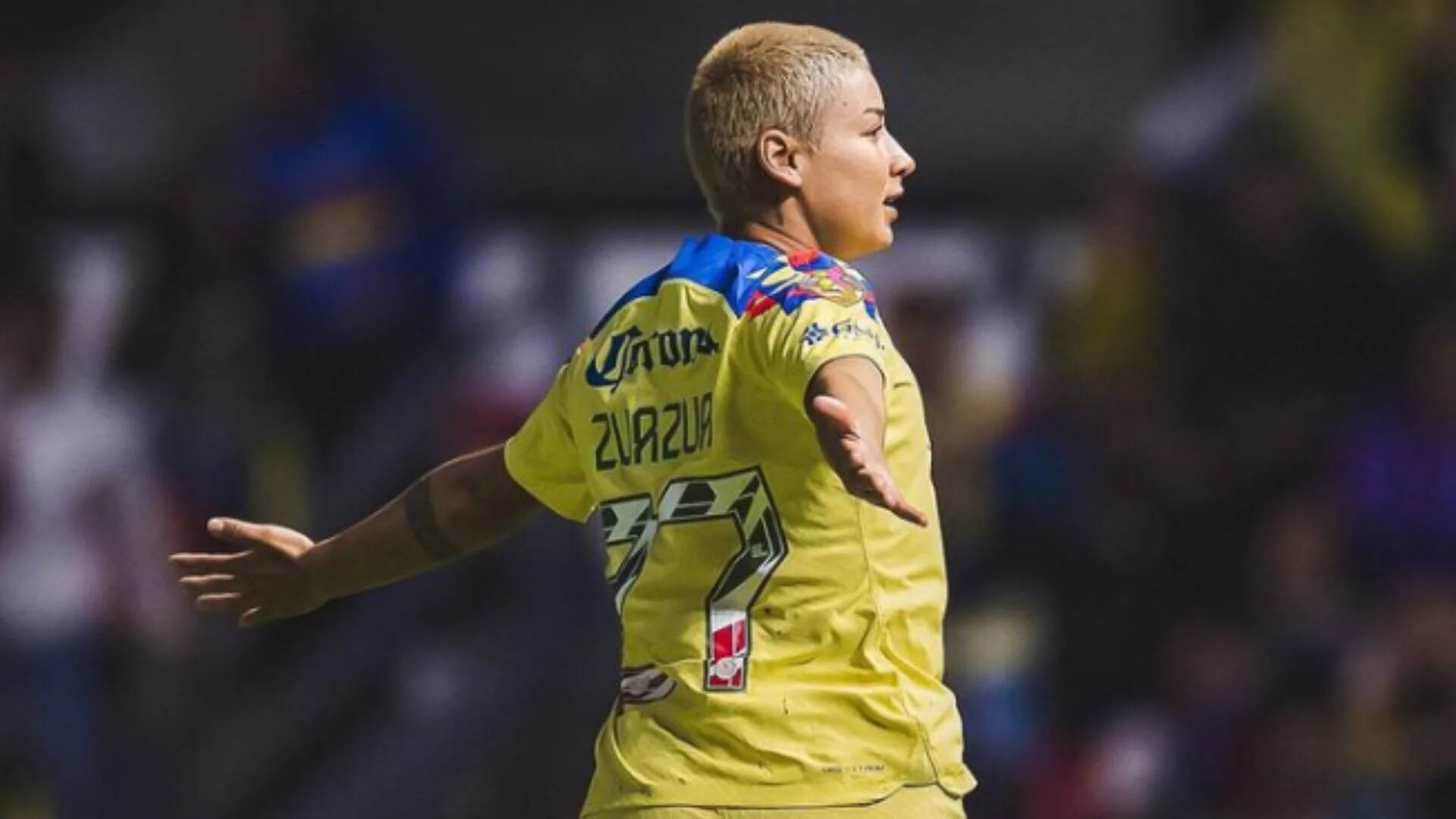 Miah Zuazua marcó el gol de la victoria en el Clásico Nacional Femenil 2023 (Instagram/ @americafemenil)