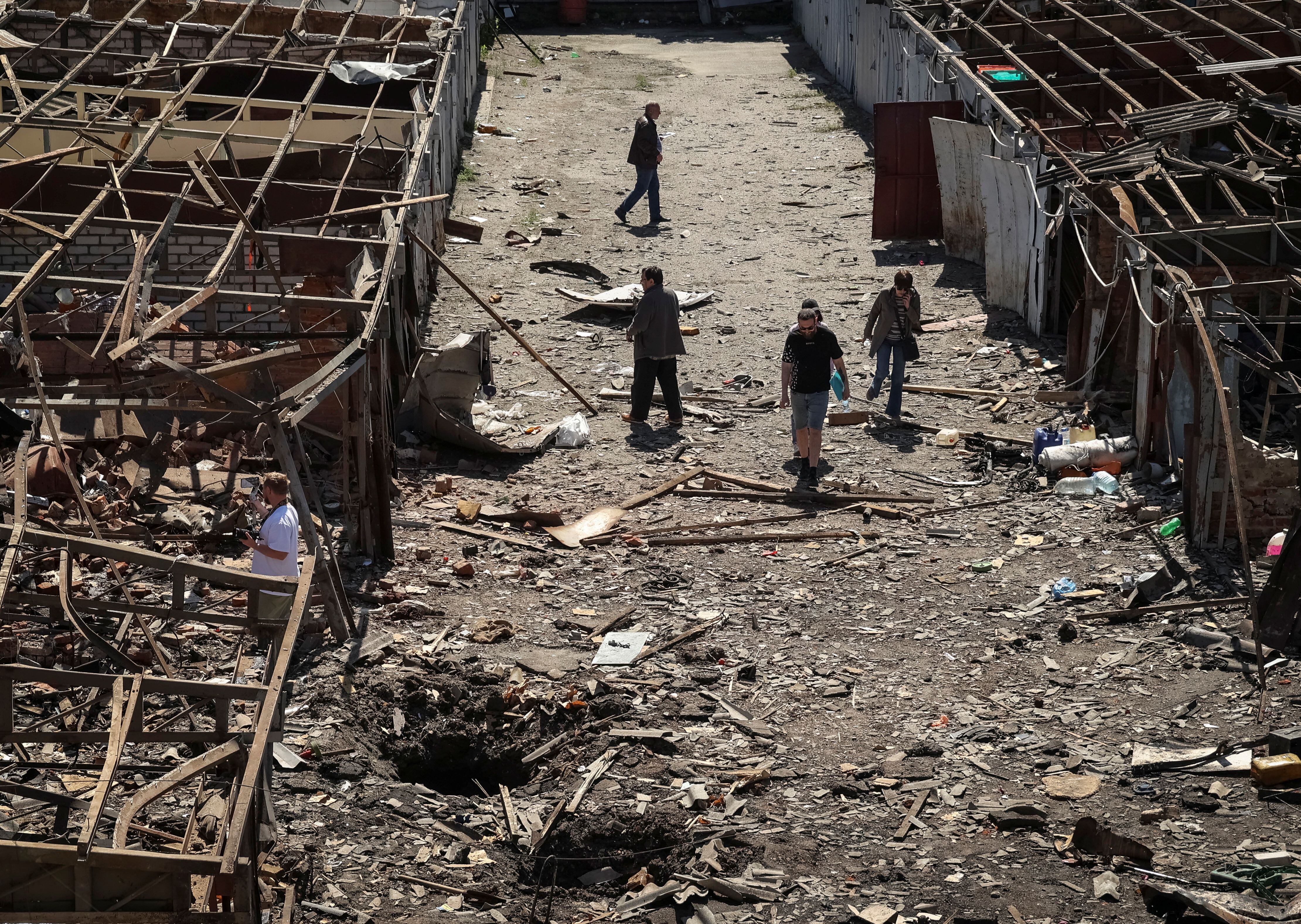 Los ataques causaron graves daños contra la infraestructura civil (REUTERS/Sofiia Gatilova)