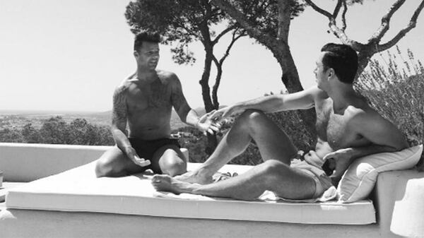 La romántica foto de Ricky Martin con su novio Jwan Yosef