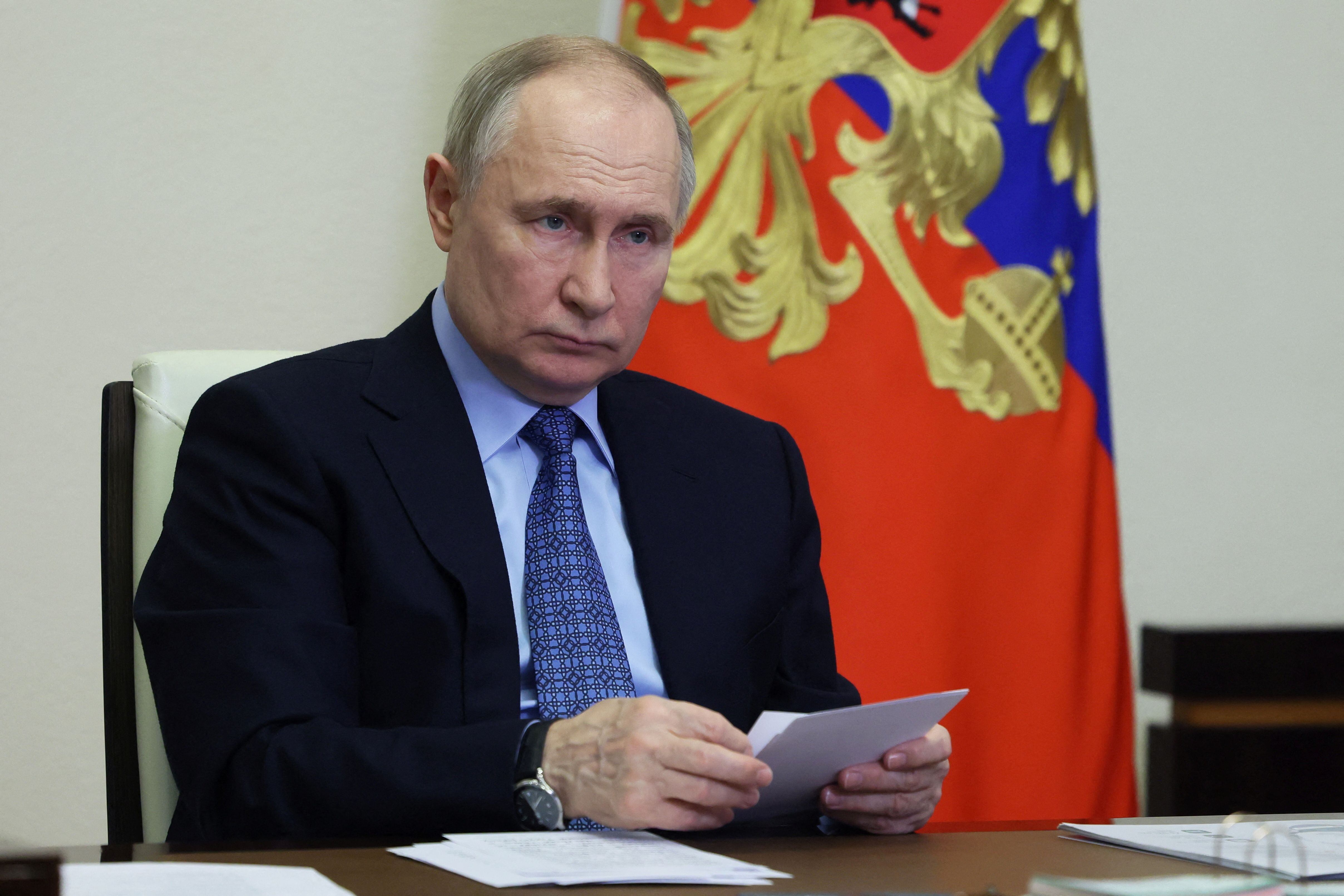 El presidente ruso Vladimir Putin. Sputnik/Mikhail Metzel/Pool via REUTERS