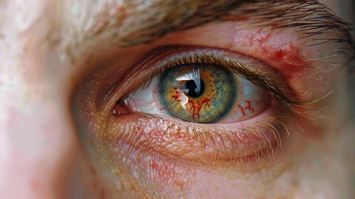 ojos rojos y lesiones - (Imagen Ilustrativa Infobae)
