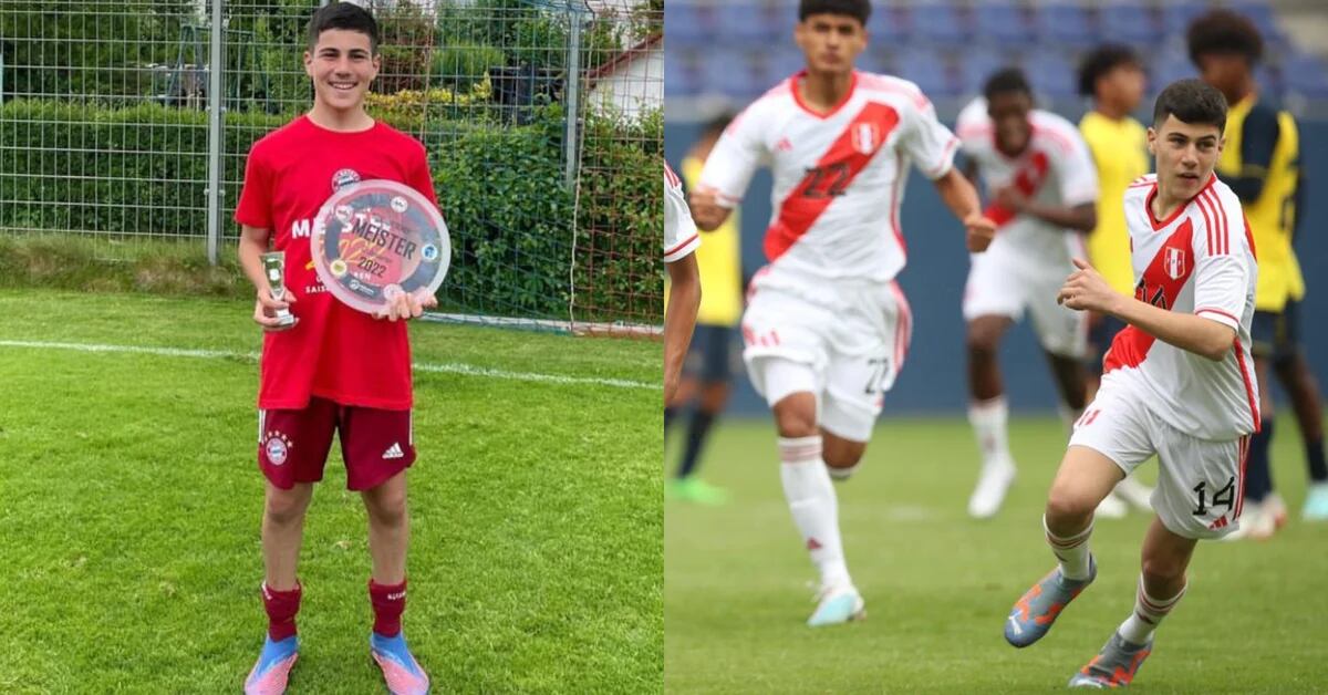 The young promise of Bayern Munich, who played for Germany, made his debut for the Peruvian team