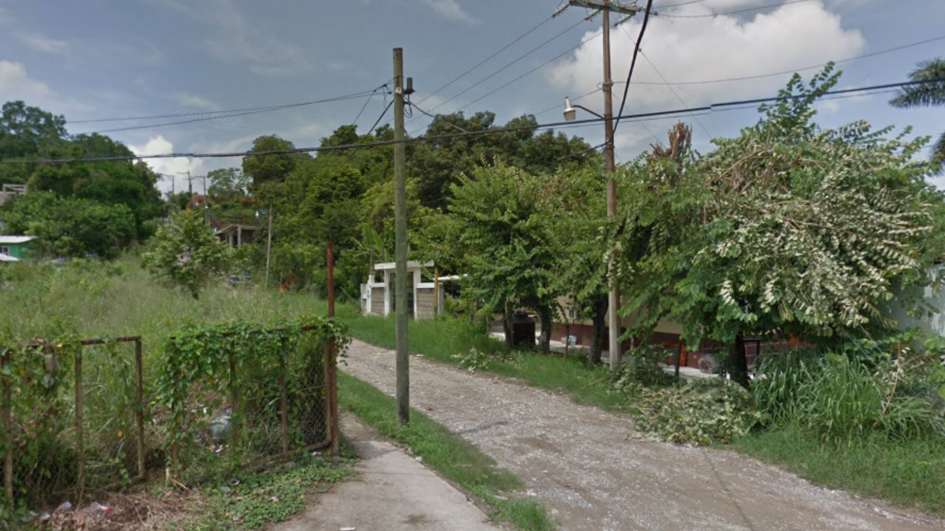 Vista de la calle Gutiérrez Zamora, donde se registró el primer hallazgo. (Google Maps)
