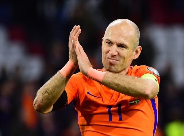 Arjen Robben, líder en Holanda y en el Bayern Munich (AFP)