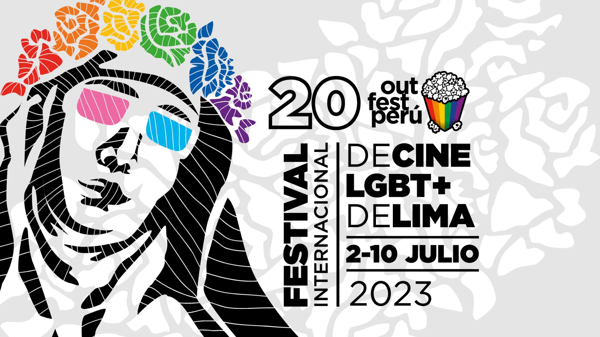 Afiche oficial del vigésimo 'Outfest Perú' que se realizará entre el 2 al 10 de julio. (Foto: Outfest Perú)