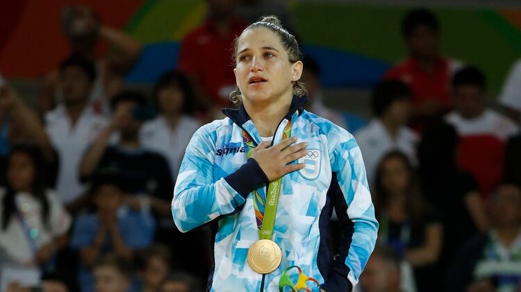 La judoca argentina Paula Pareto conquistó el oro en Río 2016 (AFP)