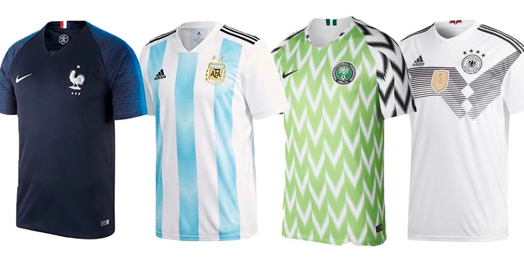 Conflicto Refinamiento éxito Mundial con estilo: las 30 camisetas titulares y suplentes de fútbol más  lindas de Rusia 2018 - Infobae