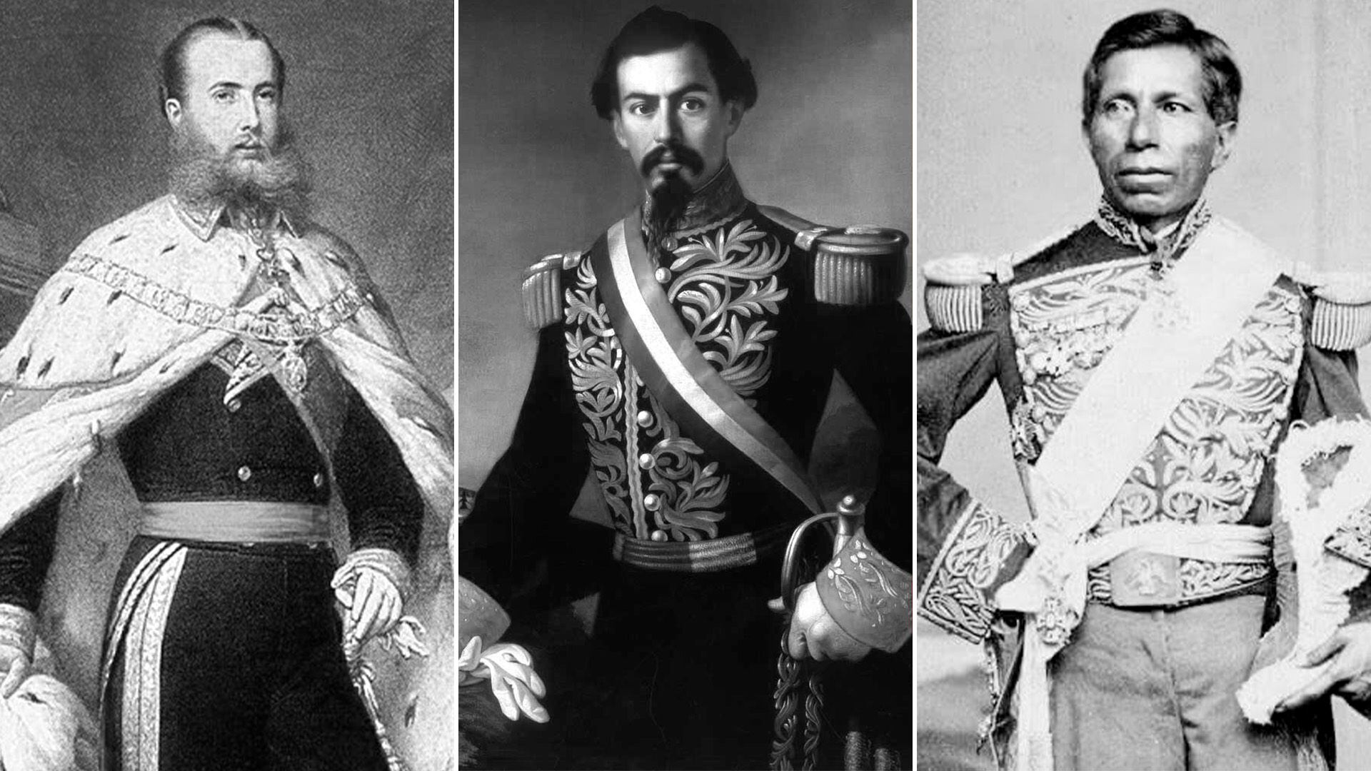 Maximiliano de Habsburgo, Miguel Miramón y Tomás Mejía