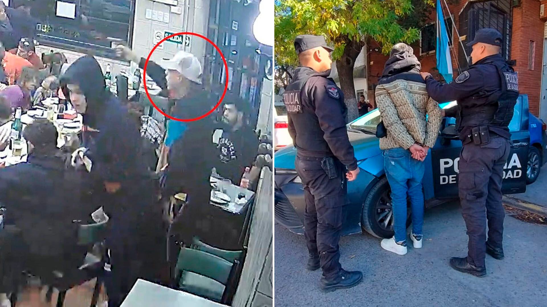 Violento robo piraña en una pizzería de Almagro: detuvieron a uno de los sospechosos y es menor de edad