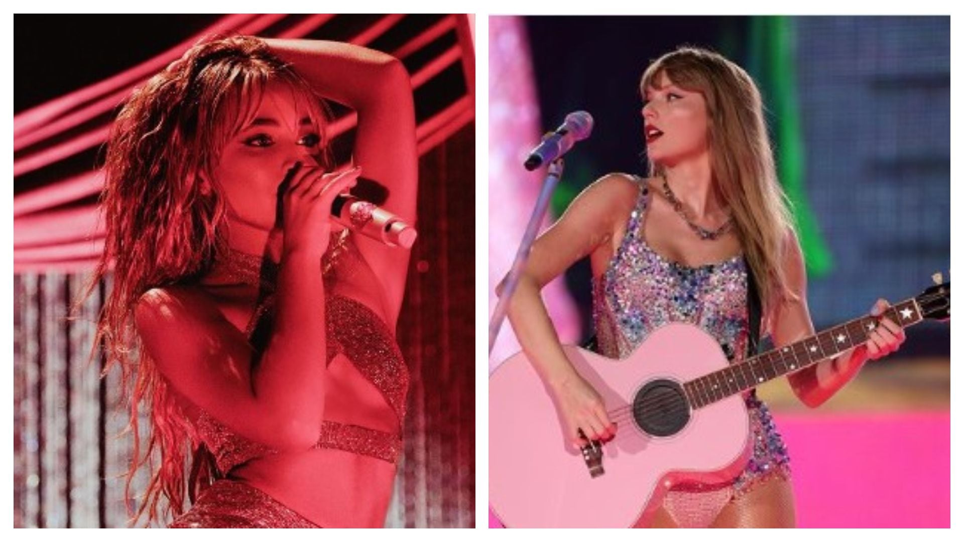 Sabrina Carpenter aseguró que cumplirá un sueño al compartir escenario con Taylor Swift. (Ig: @sabrinacarpenter) (Ig: @taylorswift)