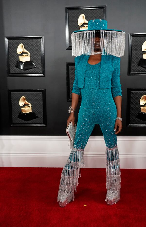 Billy Porter - July La Torre opinó: Billy Porter fue disfrazado, a divertirse ...me gusta porque estos son los Premios Grammy, lejos de cumplir con protocolos, los invitados presentan atuendos extravagantes