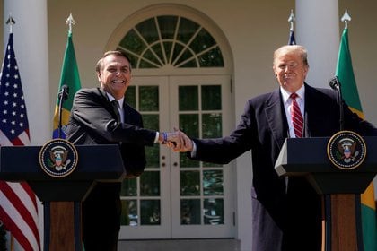 Jair Bolsonaro y Donald Trump (Reuters/archivo)