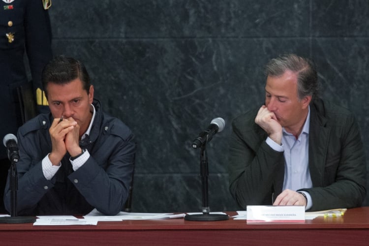 Peña Nieto y Meade Kuribeña, así como sus familias también son investigados por la SFP. (Foto: Moisés Pablo/Cuartoscuro)