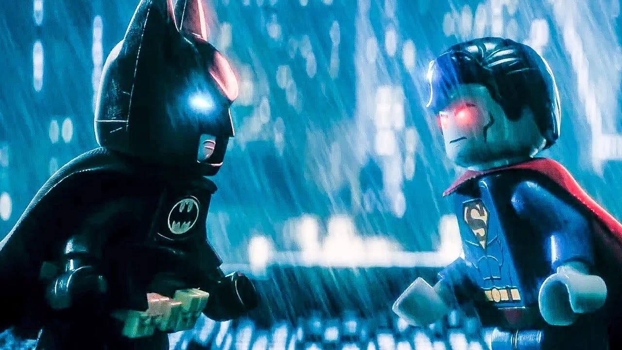 La película se burla del choque entre superhéroes en “Batman vs Superman: Dawn of Justice”.