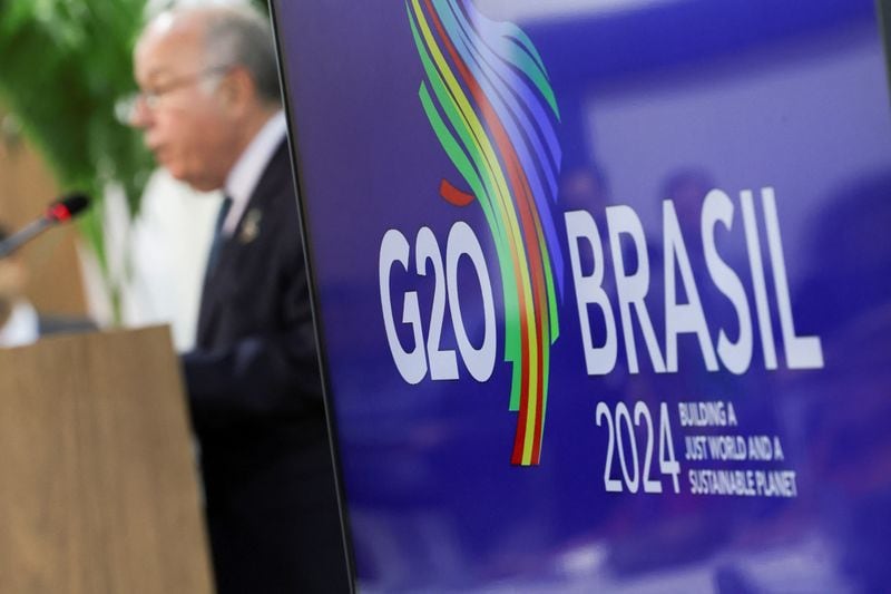 La desigualdad y el estado de la economía global es el eje de la agenda del G20 en San Pablo. REUTERS 