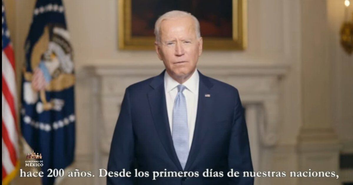 Joe Biden mensaje méxico