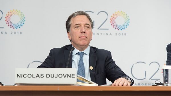 El ministro de Hacienda, Nicolás Dujovne